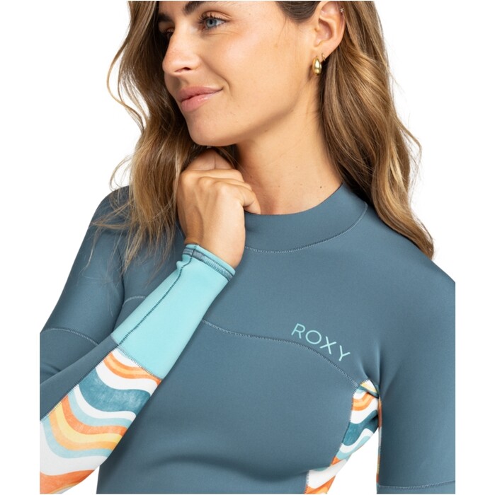 Roxy Mujer Swell 1mm Chaqueta De Traje De Neopreno Serie 2024 ERJW803026 - Starglazer